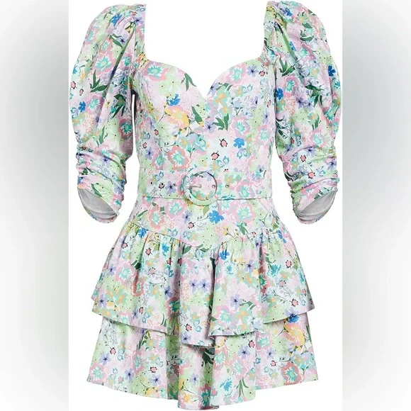 For Love & Lemon Jardine Mini Dress - Picture 3 of 7